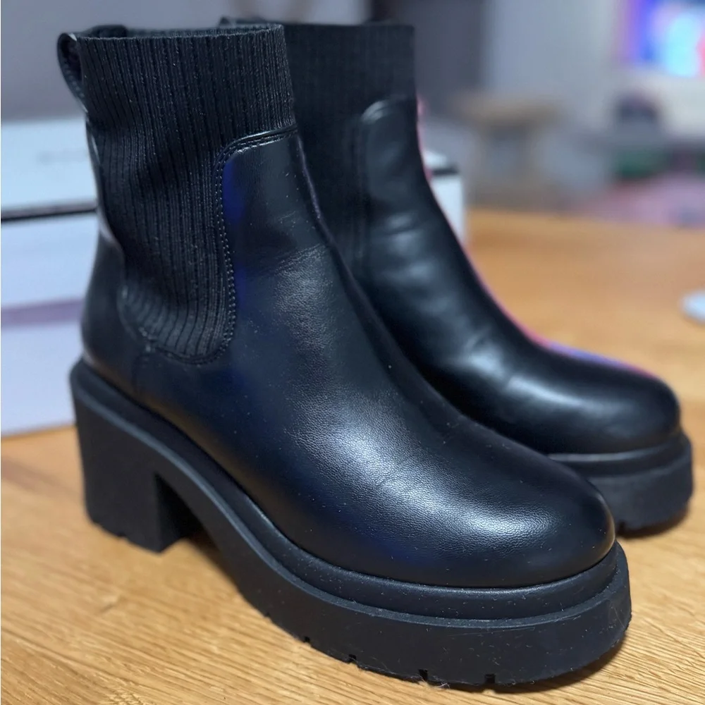 Steve Madden KOA Black Boots – Size 6.5 - Picture 3 of 6